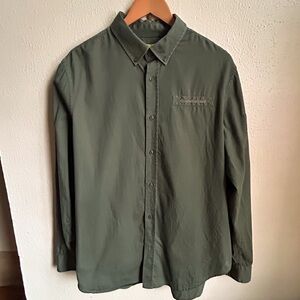 FIVEFOUR X POGGY THE MAN Olive Utility Shirt